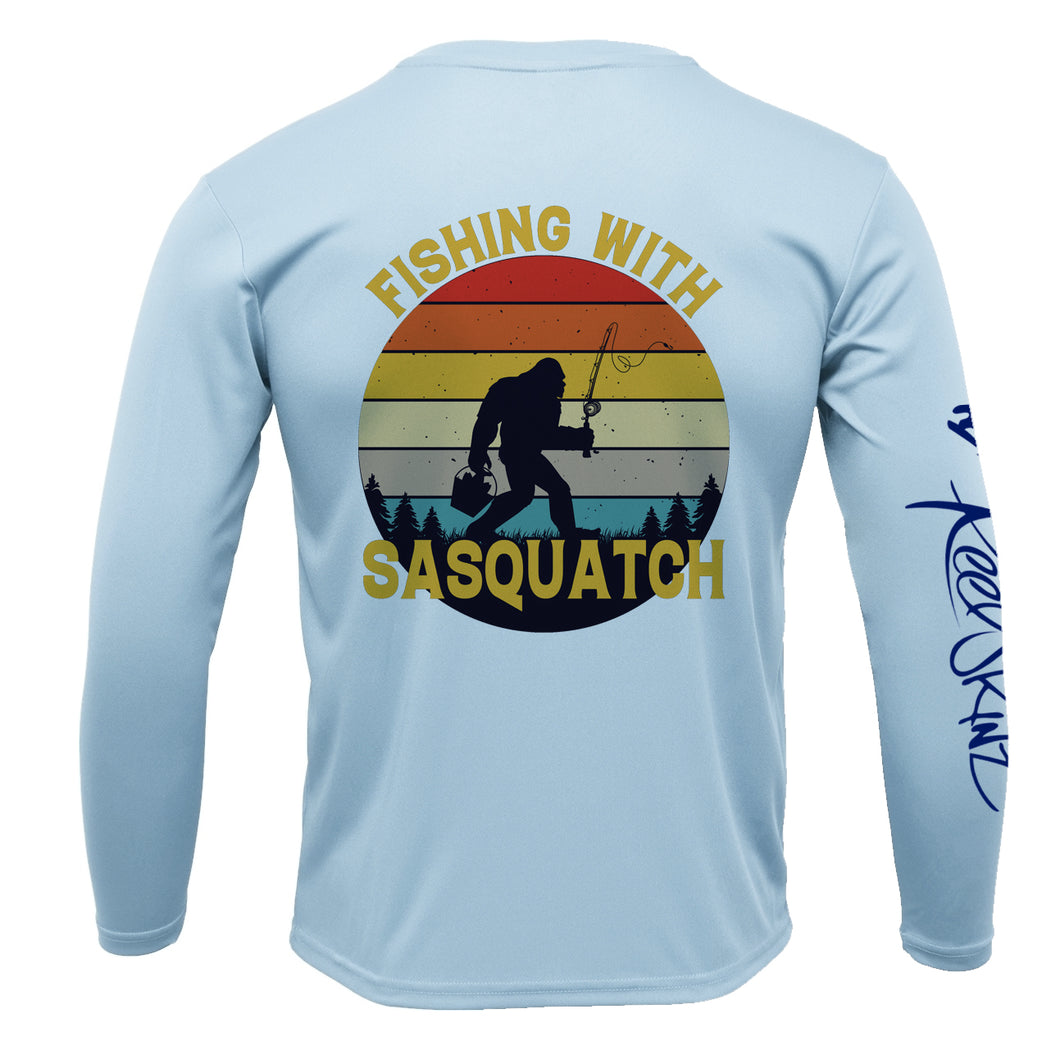 Fishing with Sasquatch S / Bright Seafoam / Long Sleeve