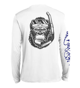 New! Gorilla Diver XS / Soft Coral / Mens Long Sleeve