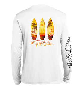 Surf Boards 4XL / White / Mens Long Sleeve